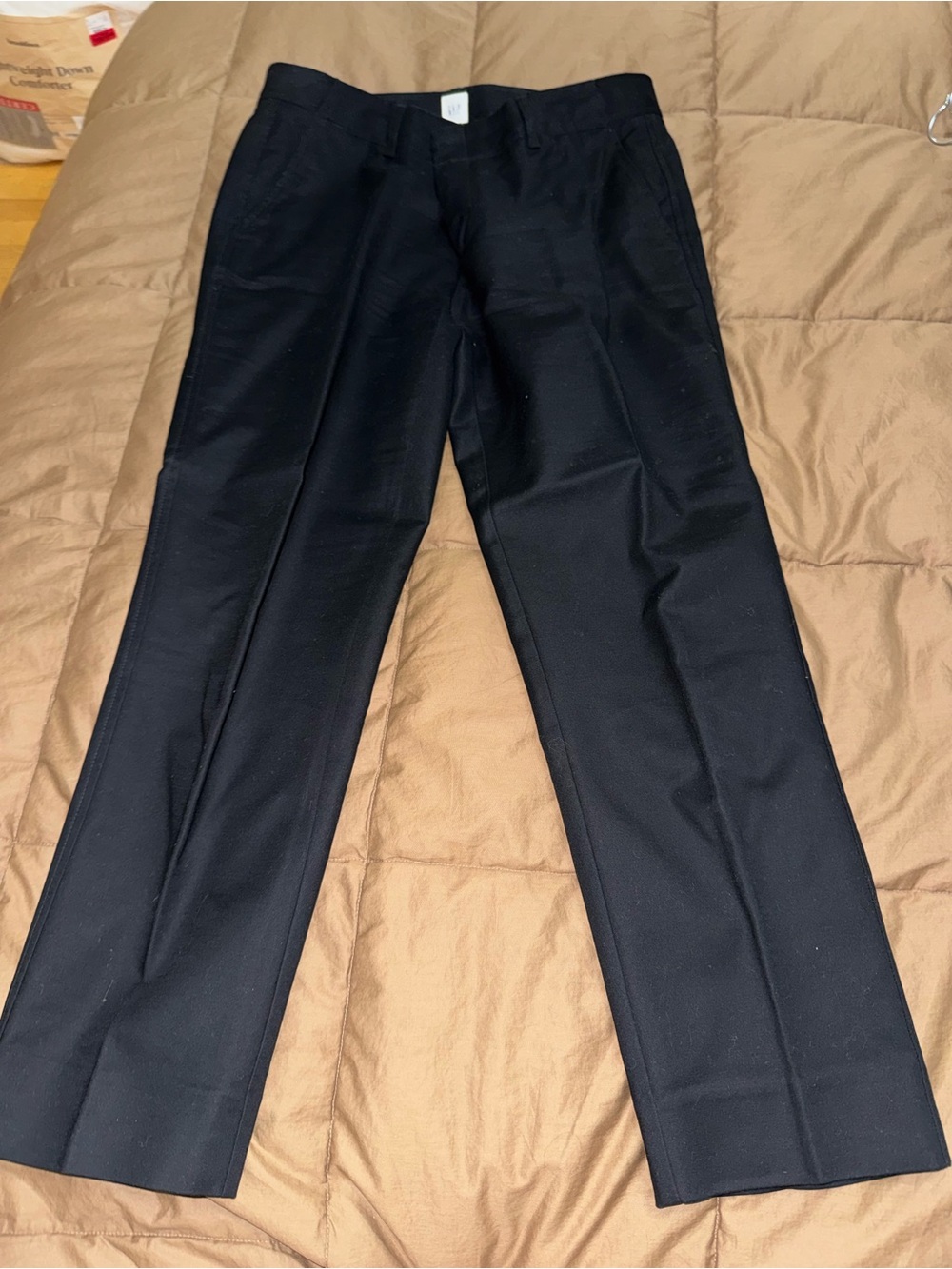 GAP Black Straight-Leg Women's Trousers